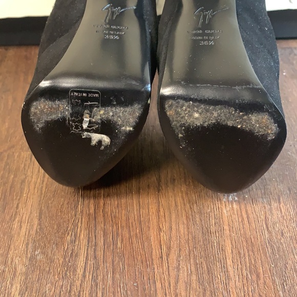 Beautiful suede black Giuseppe Zanotti boots - Picture 5 of 7
